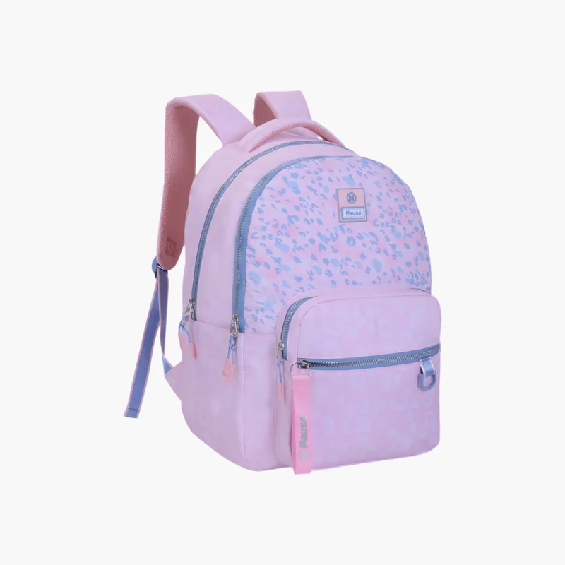 بوز Printed School Backpack with Adjustable Shoulder Straps - 12x21 cms